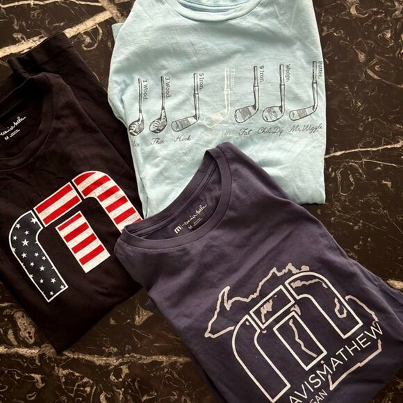 Travis Mathew Mens T-shirt Bundle Medium Crewneck - Picture 1 of 12